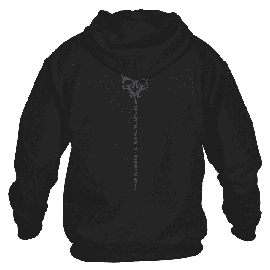 Strength Through Suffering Hoodie - Black - Image 5