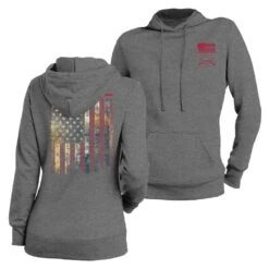 Women's Red Blood Blue Collar™ Hoodie - Graphite Heather