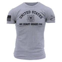 USCG - Est. 1790 T-Shirt - Heather Gray