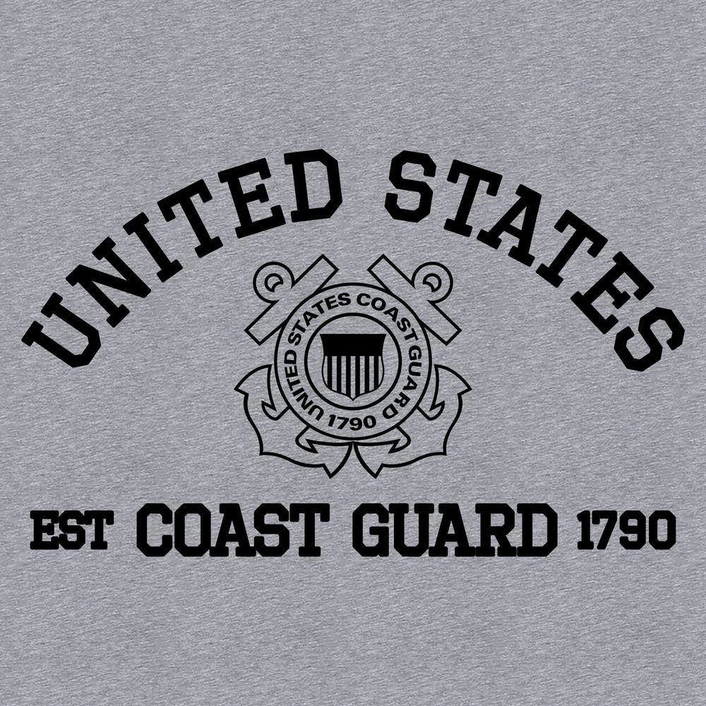USCG - Est. 1790 T-Shirt - Heather Gray - Image 3