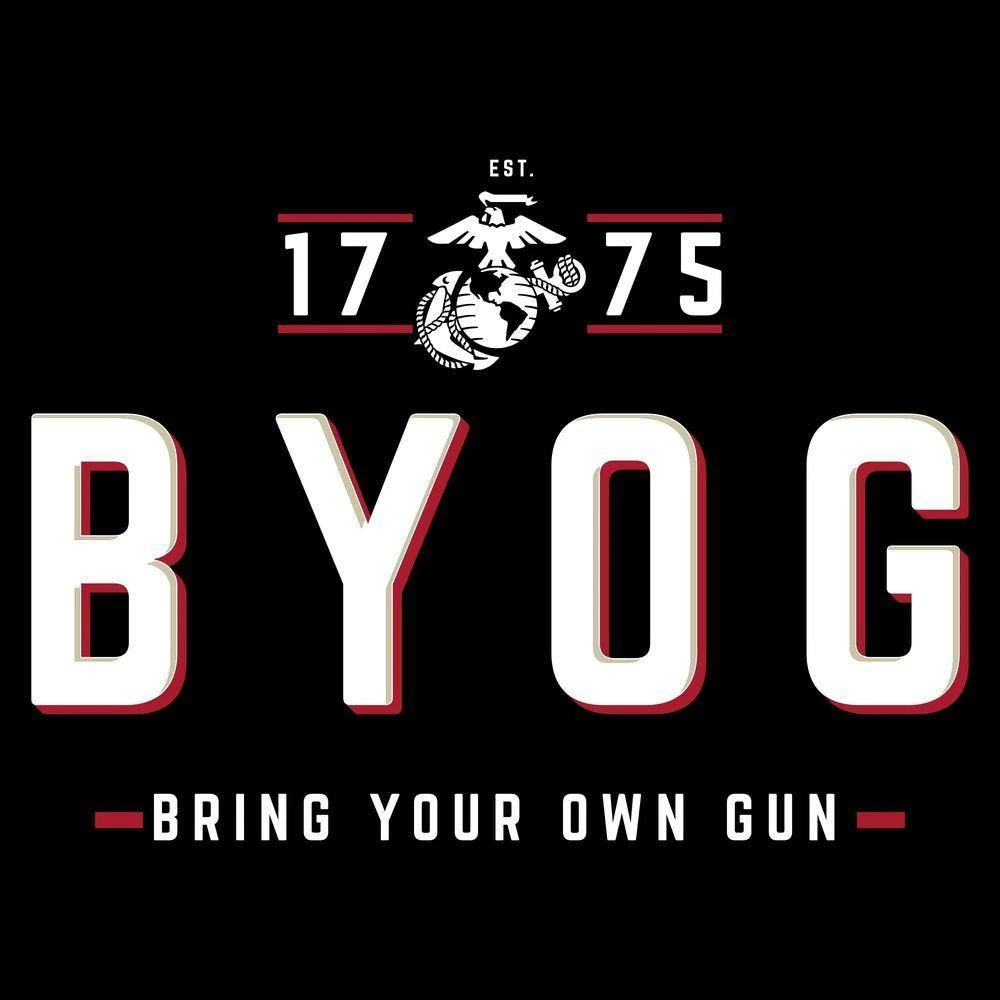 USMC - Tun Tavern - B.Y.O.G. T-Shirt - Black - Image 6