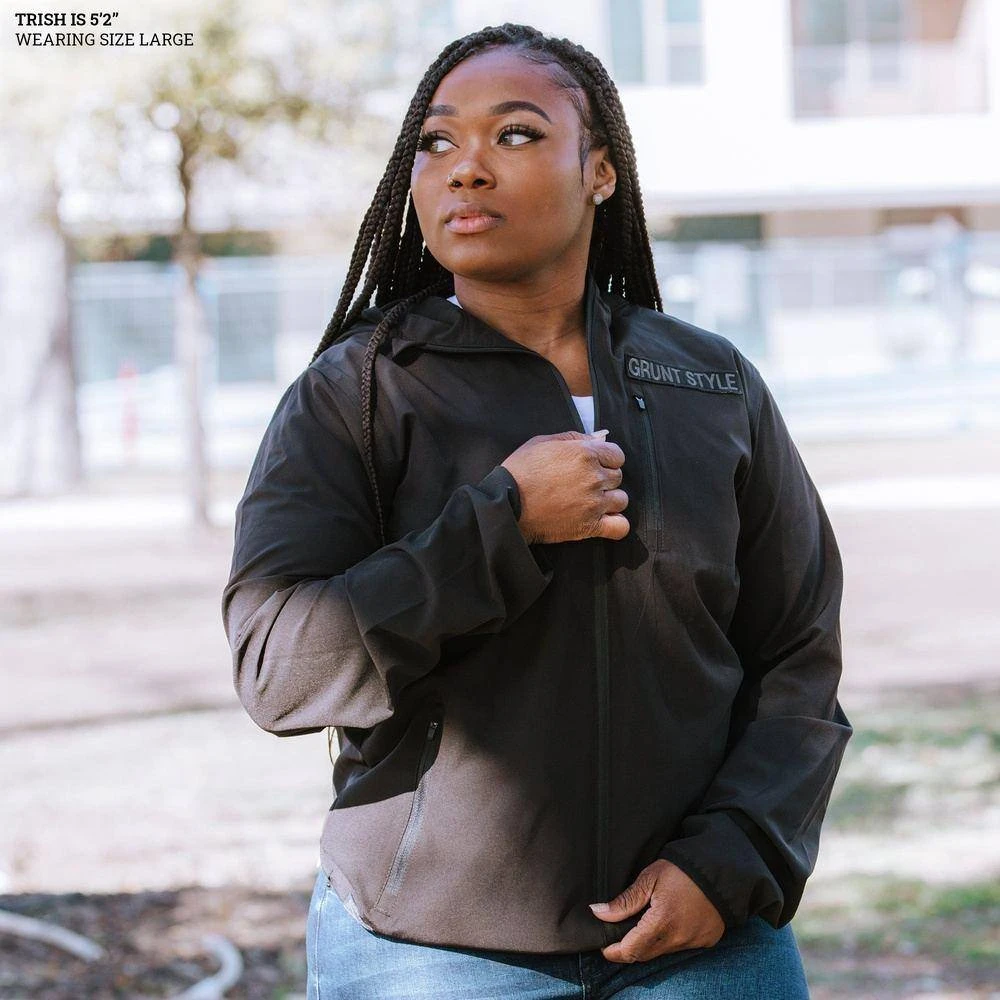 Garrison Hooded Windbreaker - Black - Image 3