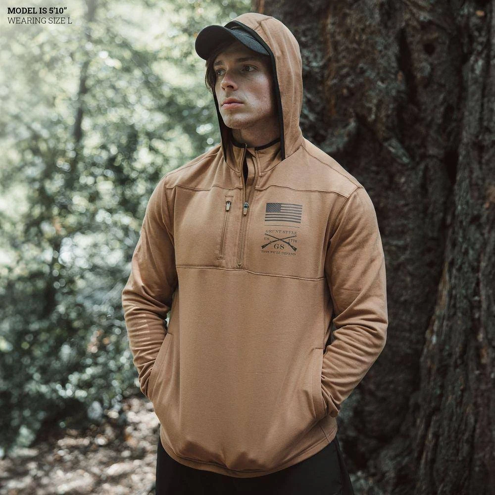 Men's Firewatch Hoodie - Coyote - Image 3