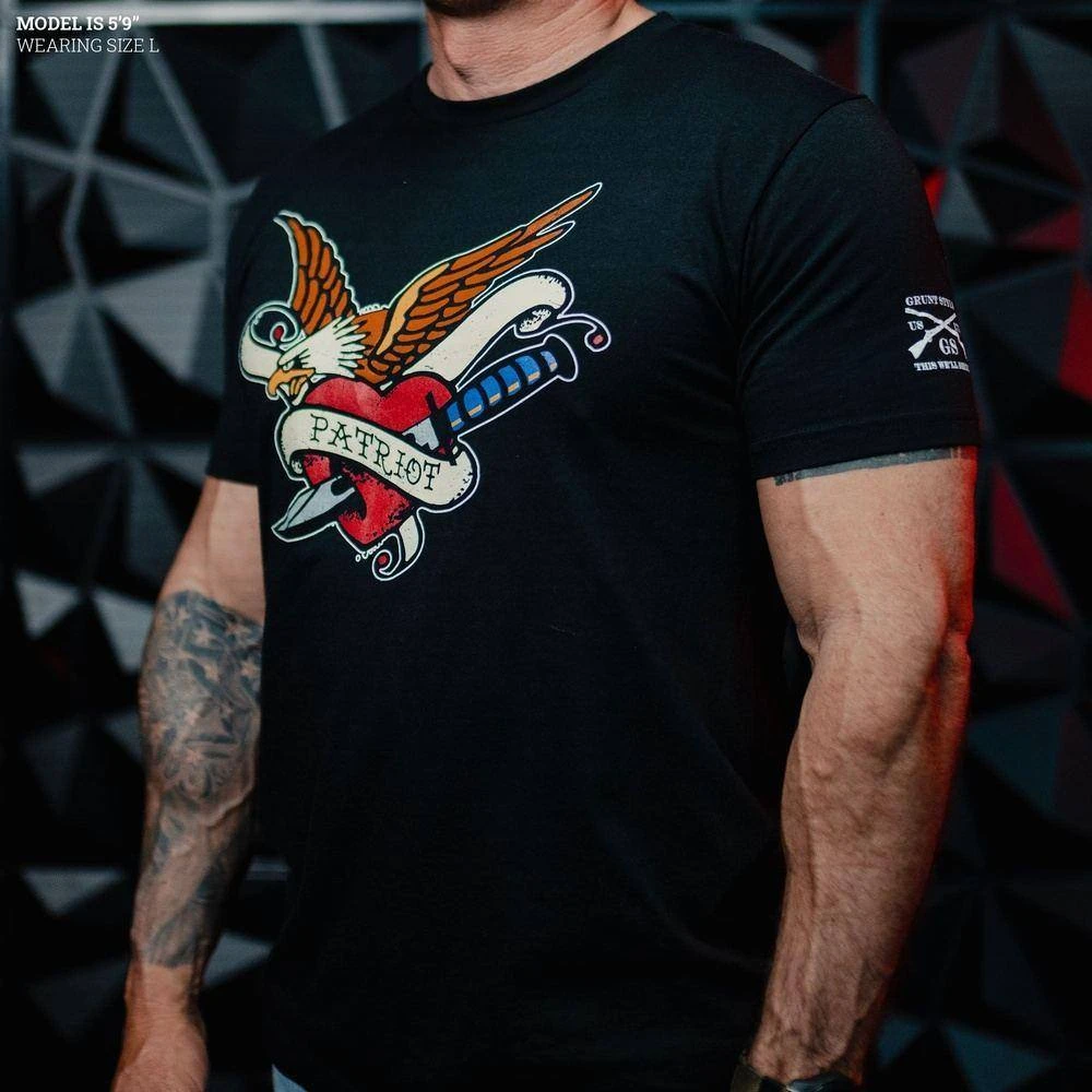 Patriot Ink T-Shirt - Black - Image 4