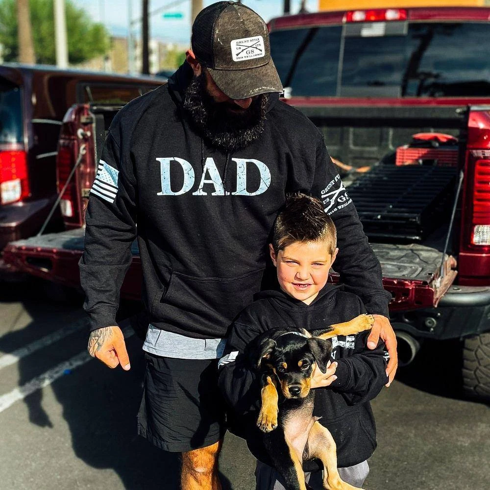 Dad Defined Hoodie - Black - Image 2